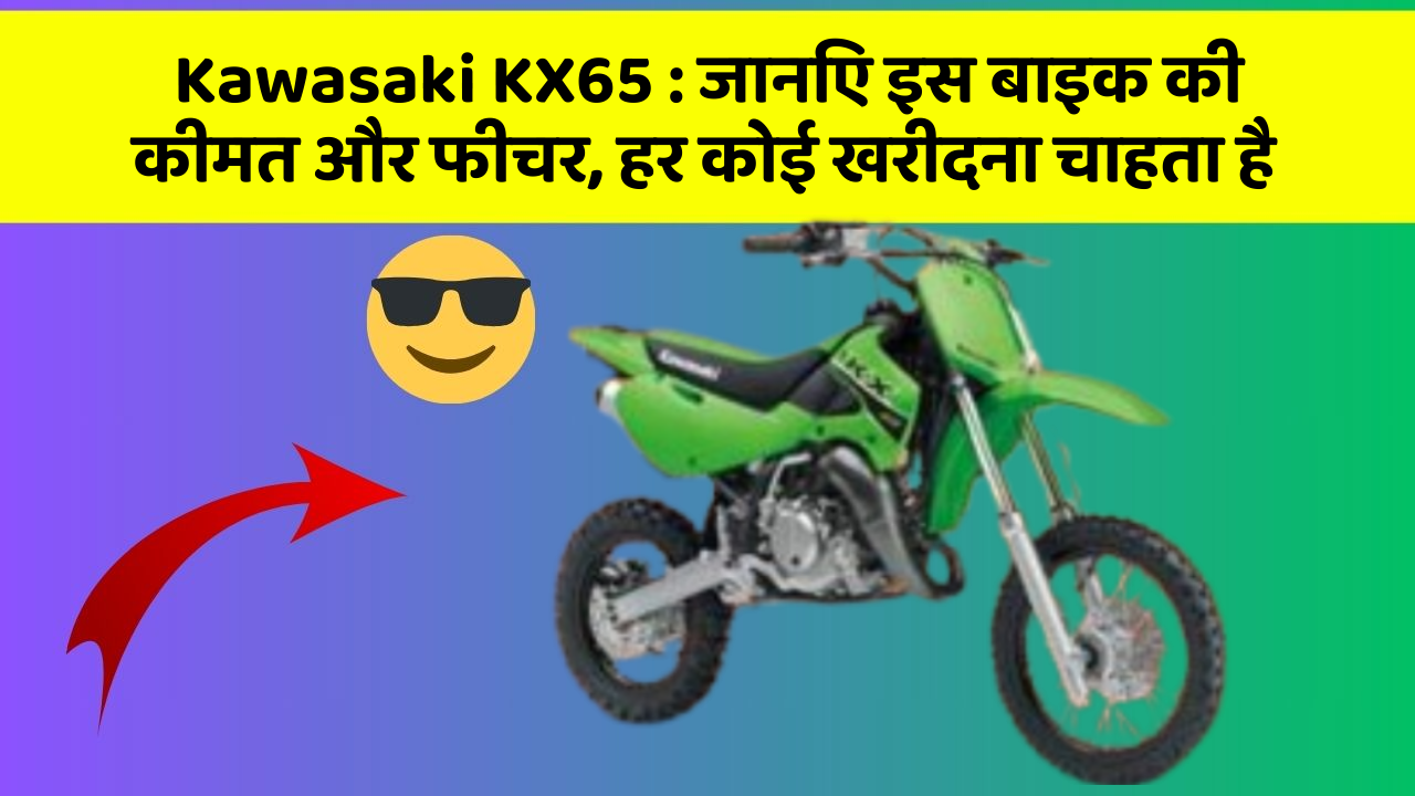 Kawasaki KX65: कार का ये फीचर आपको खुद की सुरक्षा में मदद करेगा!